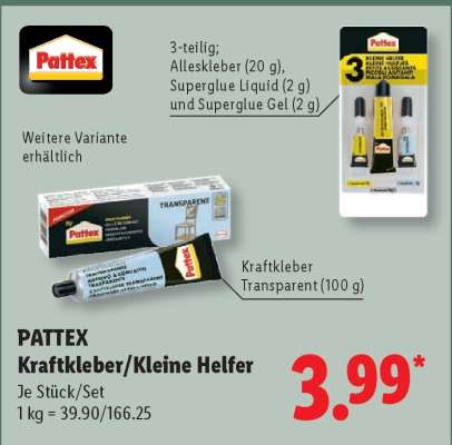 PATTEX Kraftkleber/Kleine Helfer