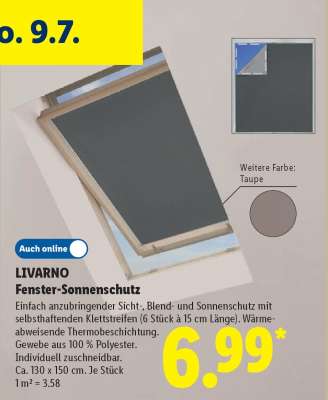 LIVARNO Fenster-Sonnenschutz
