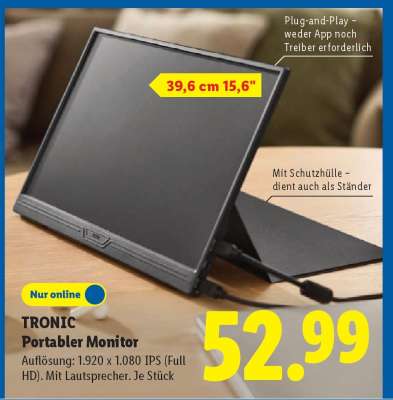 TRONIC Portabler Monitor