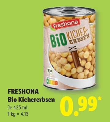 Freshona Bio Kichererbsen