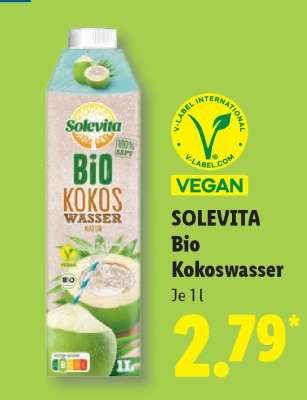 Solevita Bio Kokoswasser