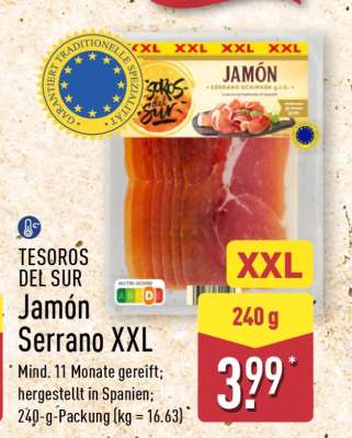 Jamón Serrano XXL