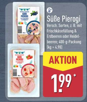 Süße Pierogi