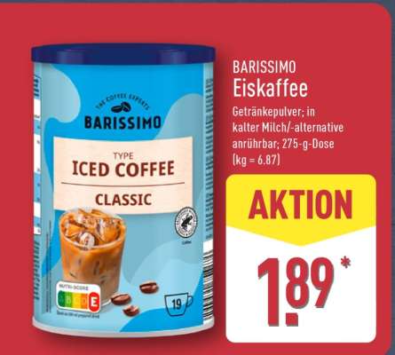 BARISSIMO Eiskaffee