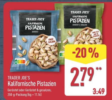 TRADER JOE'S Kalifornische Pistazien