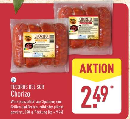 TESOROS DEL SUR Chorizo