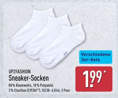 UP2FASHION Sneaker-Socken
