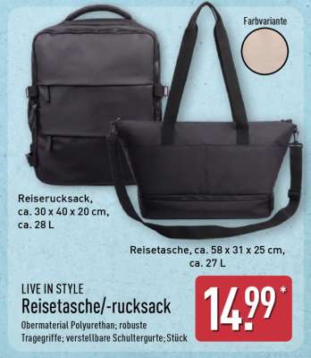 Reisetasche/-rucksack