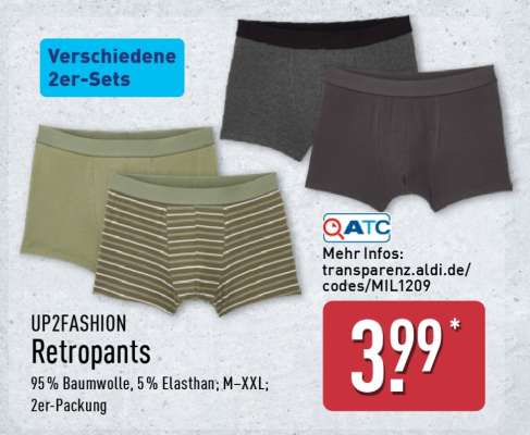 UP2FASHION Retropants