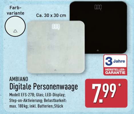Digitale Personenwaage