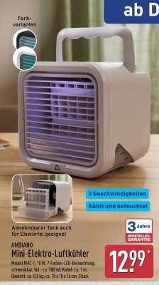 AMBIANO Mini-Elektro-Luftkühler