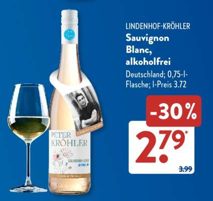 LINDENHOF-KRÖHLER Sauvignon Blanc, alkoholfrei