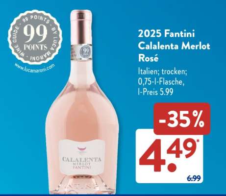 2025 Fantini Calalenta Merlot Rosé