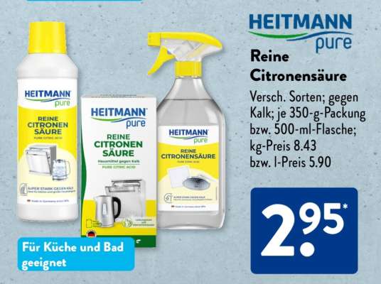 Heitmann pure Reine Citronensäure