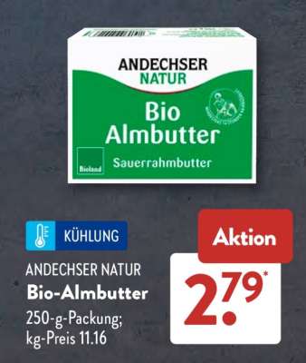 Andechser Natur Bio-Almbutter