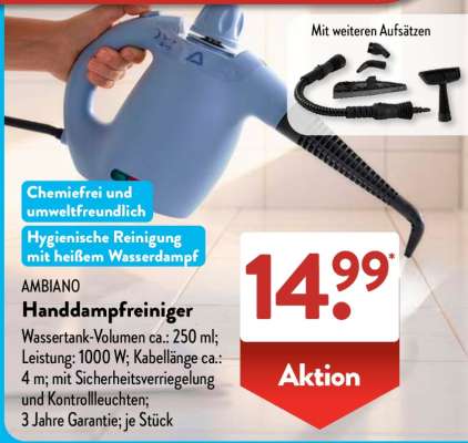 AMBIANO Handdampfreiniger