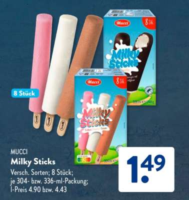 MUCCI Milky Sticks