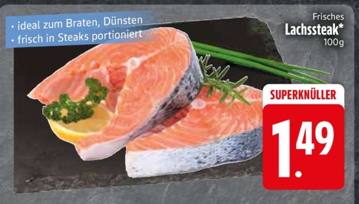 Frisches Lachssteak