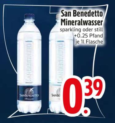 San Benedetto Mineralwasser
