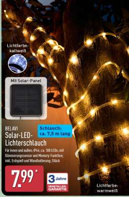 BELAVI Solar-LED-Lichterschlauch