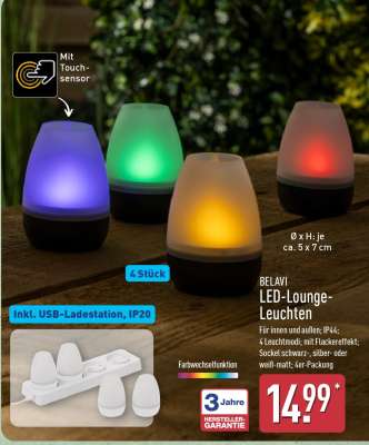 BELAVI LED-Lounge-Leuchten