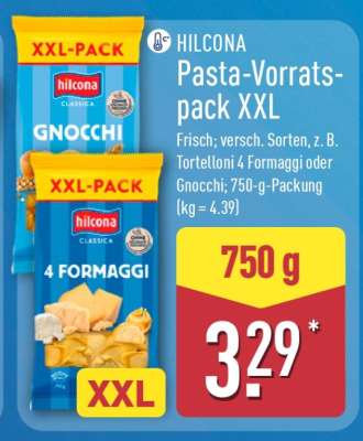 HILCONA Pasta- Vorratspack XXL