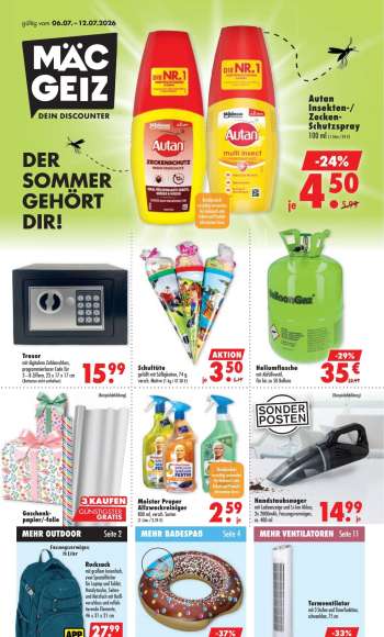 Prospekte Mäc-Geiz - 6.07.2026 - 12.07.2026.