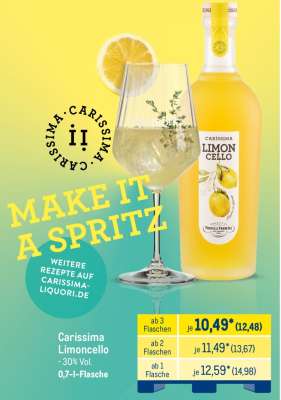Carissima Limoncello