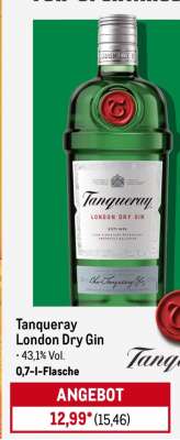 Tanqueray London Dry Gin*
