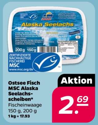 Ostsee Fisch MSC Alaska Seelachs-scheiben