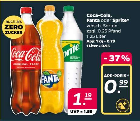 Coca-Cola, Fanta oder Sprite