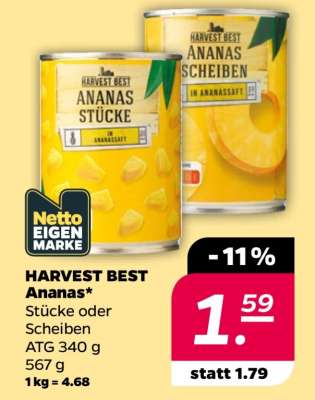 HARVEST BEST Ananas*
