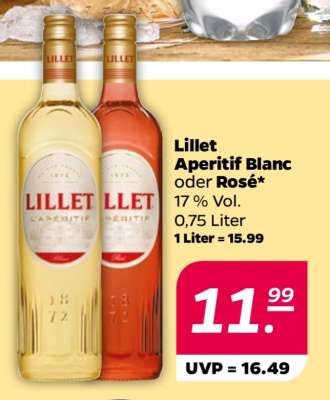 Lillet Aperitif Blanc oder Rosé
