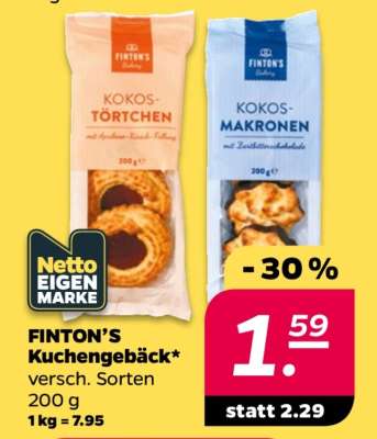 FINTON'S Kuchengebäck