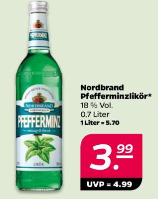 Nordbrand Pfefferminzlikör