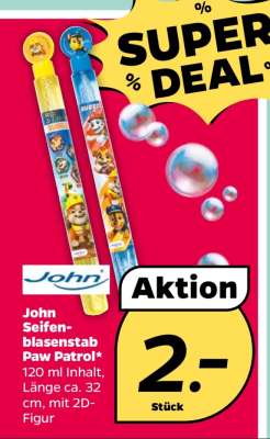 John Seifenblasenstab Paw Patrol