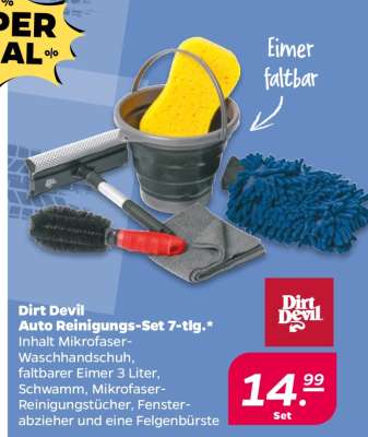 Dirt Devil Auto Reinigungs-Set 7-tlg.