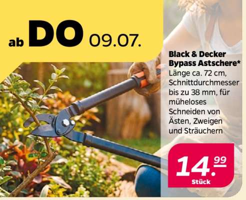 Black & Decker Bypass Astschere