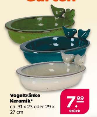 Vogeltränke Keramik