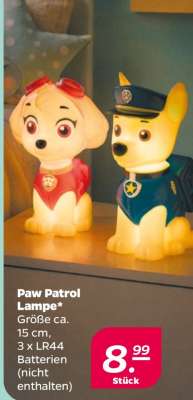 Paw Patrol Lampe