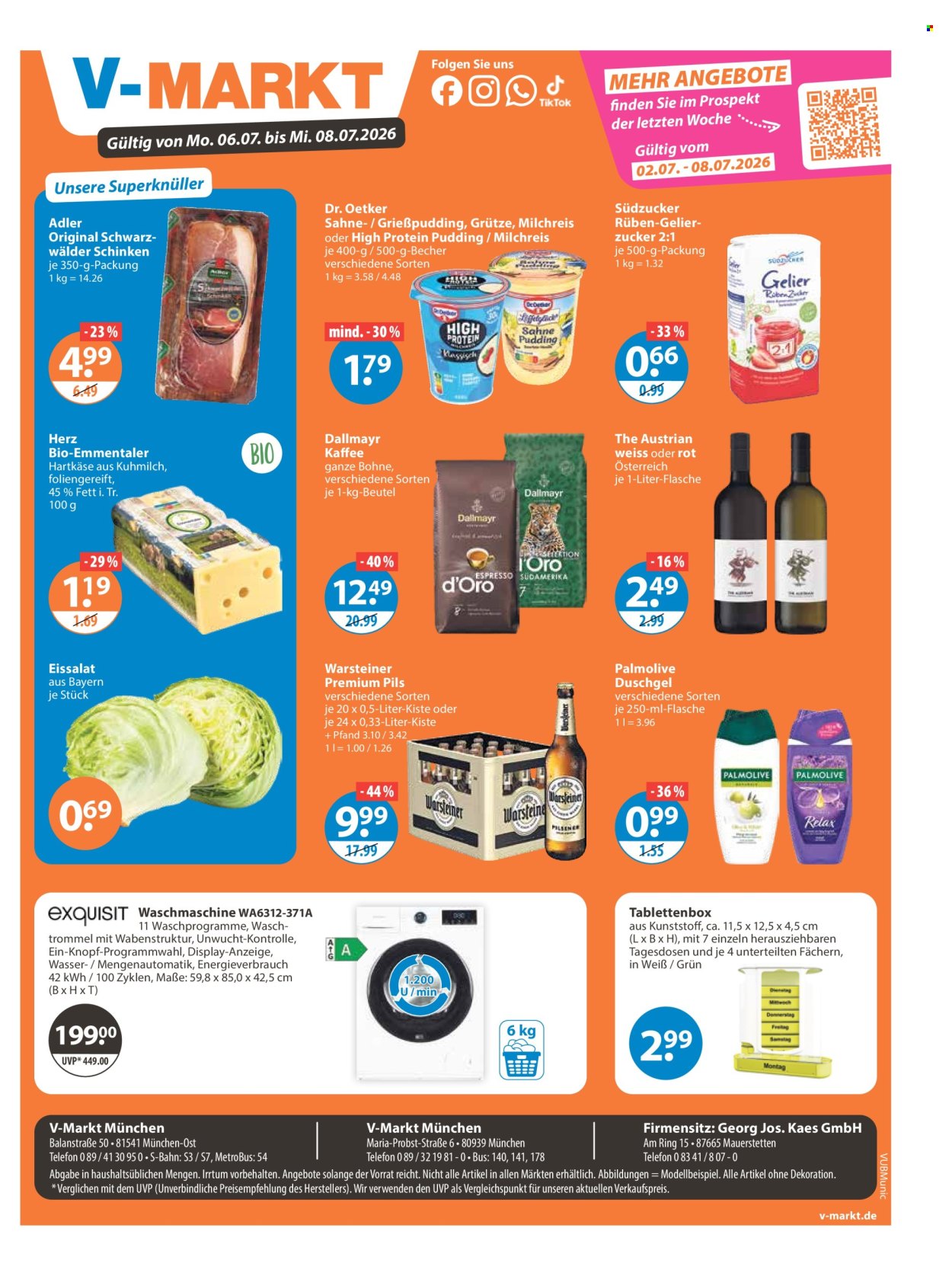 V-Markt Prospekte  - 6.07.2026 - 8.07.2026. Seite 1