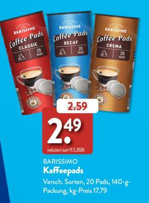BARISSIMO Kaffeepads