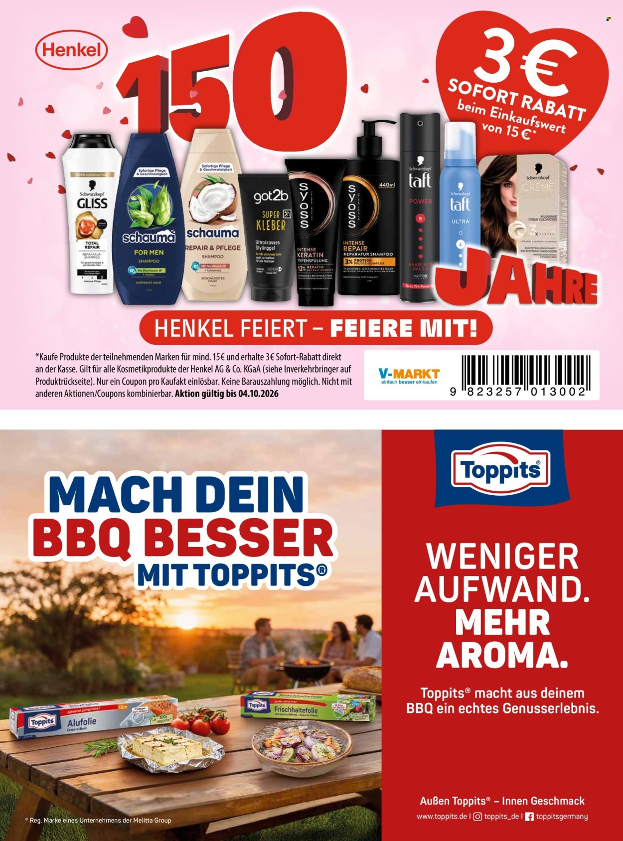 Leták V-Markt - 1.7.2026 - 31.8.2026. Strana 55