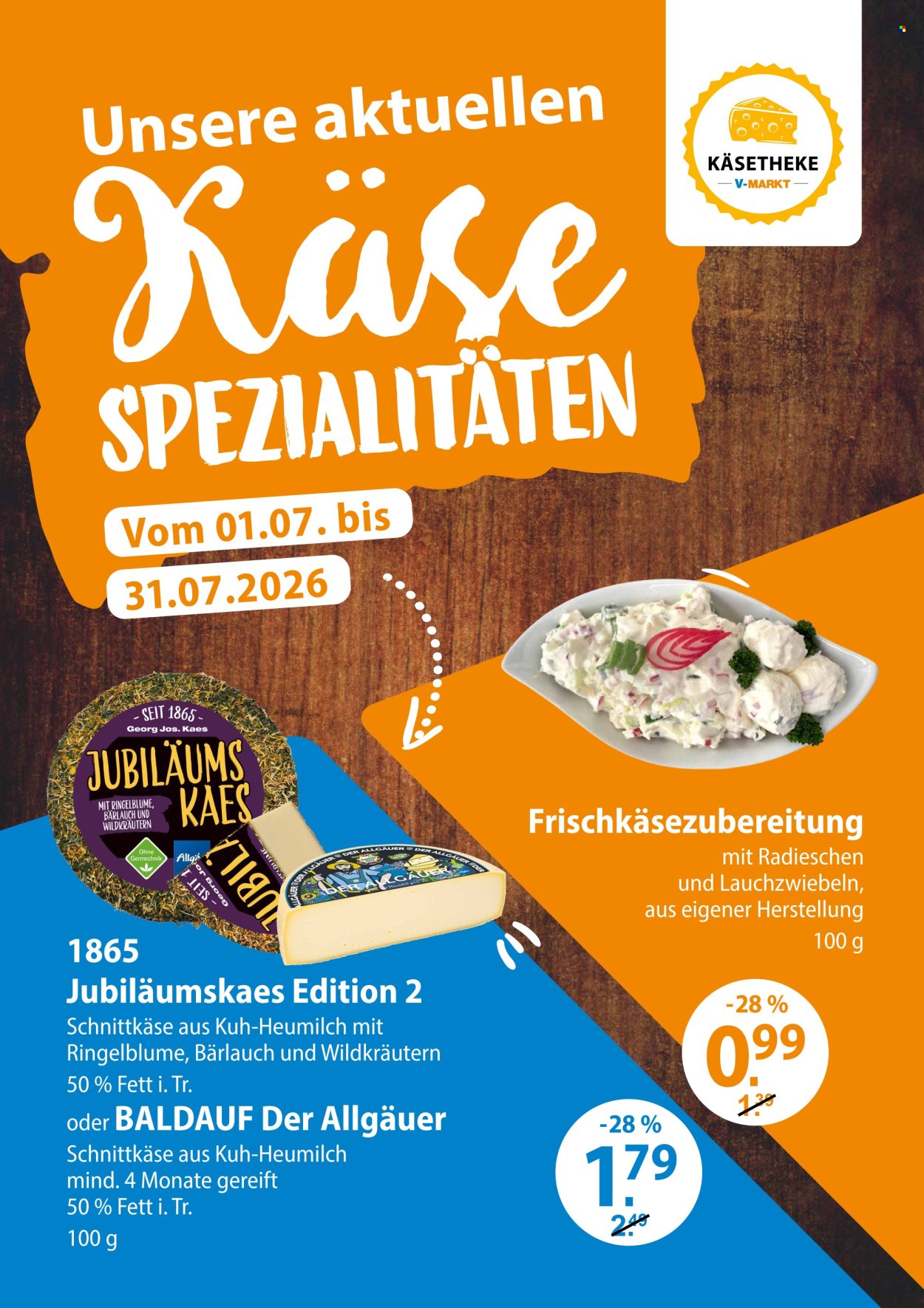 Leták V-Markt - 1.7.2026 - 31.7.2026. Strana 2