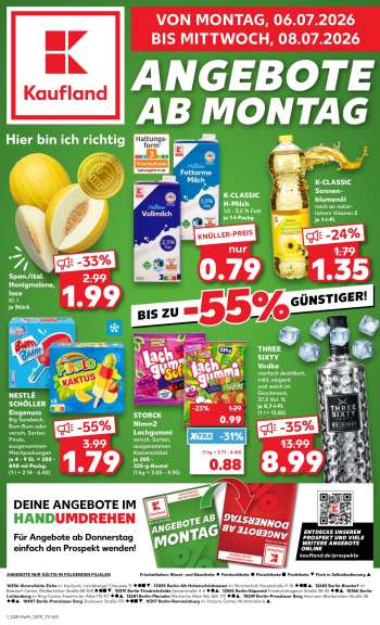 Prospekte Kaufland - 6.07.2026 - 8.07.2026.