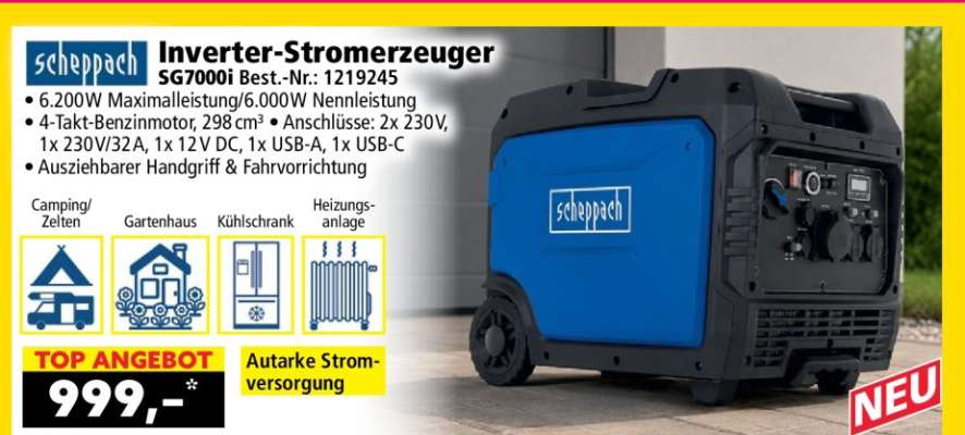 Inverter-Stromerzeuger
