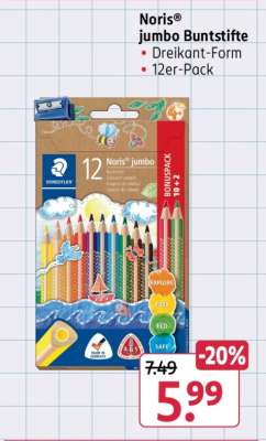Noris® jumbo Buntstifte