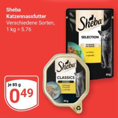 Sheba Katzennassfutter