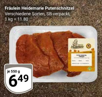 Fräulein Heidemarie Putenschnitzel