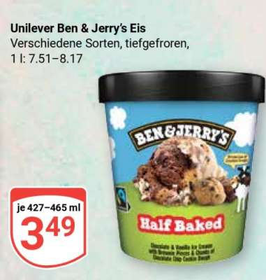 Unilever Ben & Jerry’s Eis